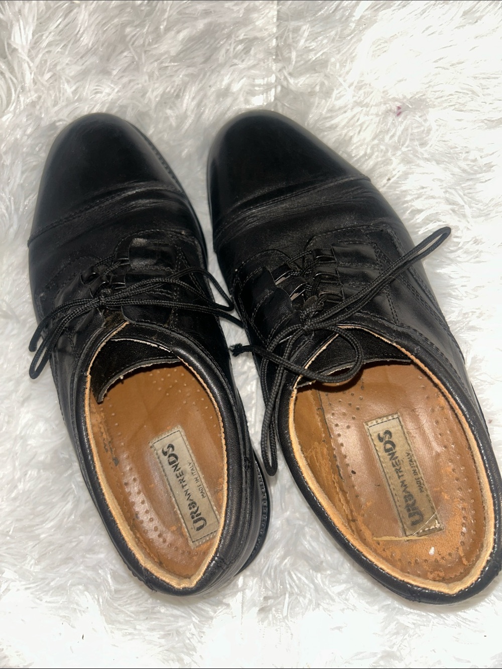 Black Men’s Lace-Up Dress Loafers 05-01-02